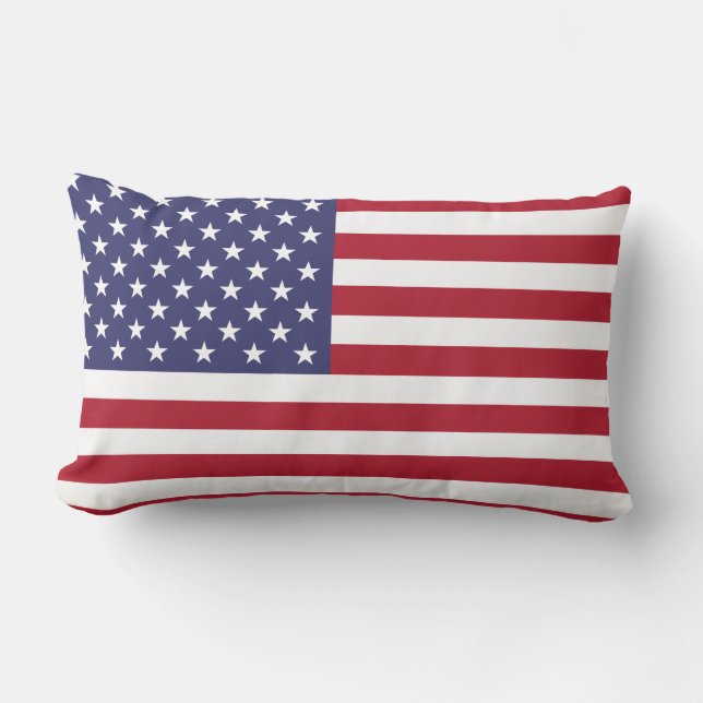 Coussin Rectangle Drapeau des États-Unis d'Amérique (Recto)