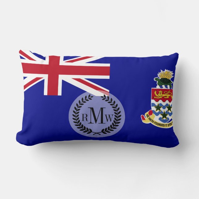 Coussin Rectangle Drapeau des îles Caïmans (Recto)