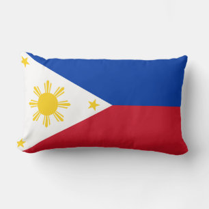 Coussin Rectangle Drapeau des Philippines