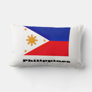 Coussin Rectangle Drapeau des Philippines, archipel,
