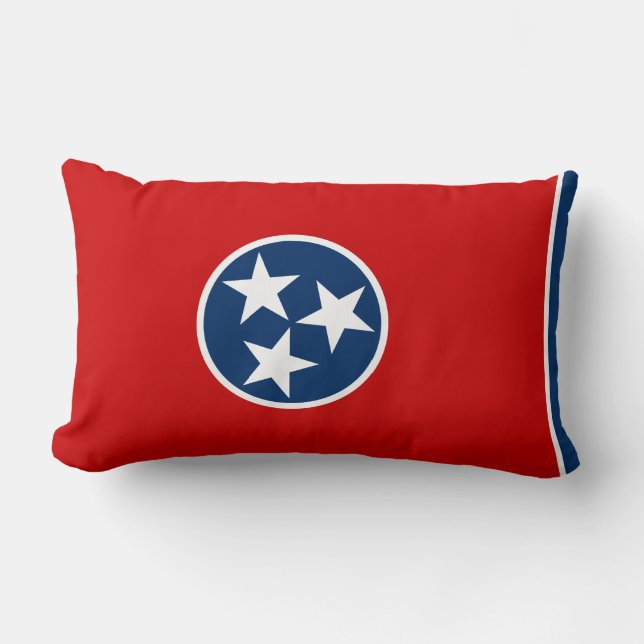 Coussin Rectangle Drapeau d'État du Tennessee (Recto)