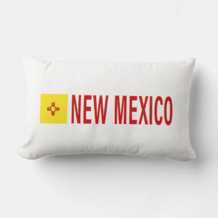 Coussin Rectangle Drapeau du Nouveau-Mexique Symbole des Zia