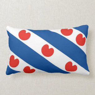 Coussin Rectangle Drapeau frison Pays-Bas
