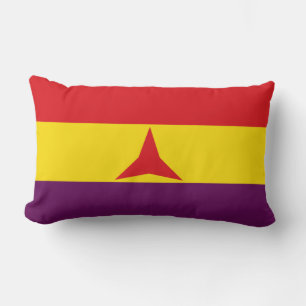 Coussin Rectangle Drapeau international des brigades (Guerre civile 