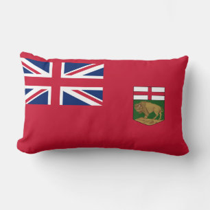 Coussin Rectangle Drapeau Manitoba