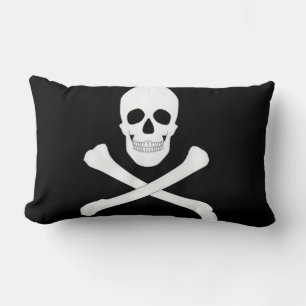Coussin Rectangle Drapeau Pirate (Jolly roger)