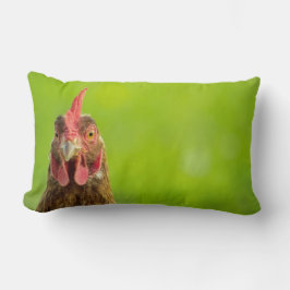Coussin Rectangle Drôle poulet - Jouer l'oreiller