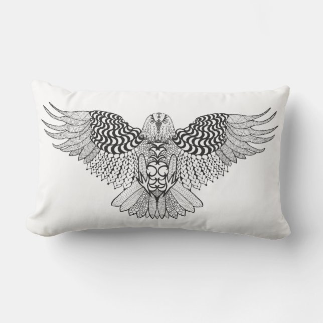 Coussin Rectangle Eagle inspiré 2 (Recto)