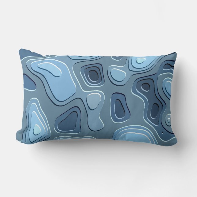 COUSSIN RECTANGLE EAU (Recto)