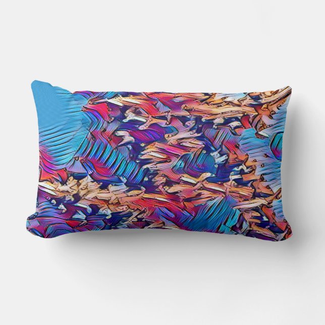 COUSSIN RECTANGLE EAU DE FLUX (Recto)