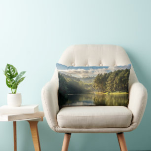 Coussin Rectangle Eau Pang Oung Lake & Pine Forest Thaïlande