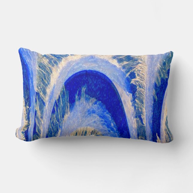 Coussin Rectangle Eaux pures (Recto)