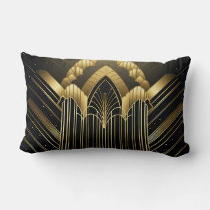 Coussin Rectangle Éclat Architectural Art Déco