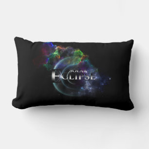 Coussin Rectangle Éclipse solaire Espace Art Fractal