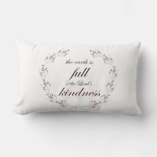 Coussin Rectangle Écriture, Psaume 33, Pleine Bonté