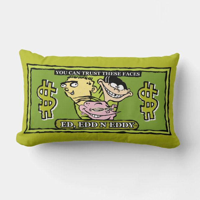 Coussin Rectangle Ed, Edd, n Eddy Dollar Bill (Recto)
