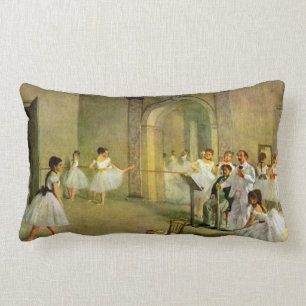 Coussin Rectangle Edgar Degas - Hall du ballet d'opéra dans la rue