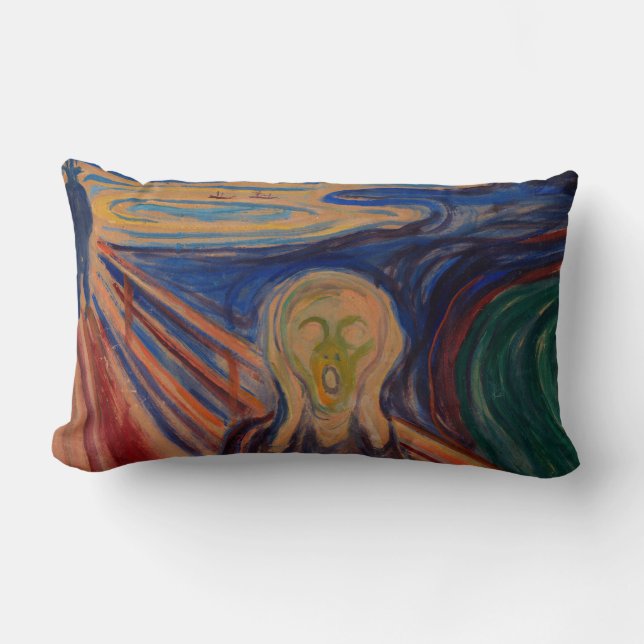 Coussin Rectangle Edvard Munch The Scream 1910 (Recto)