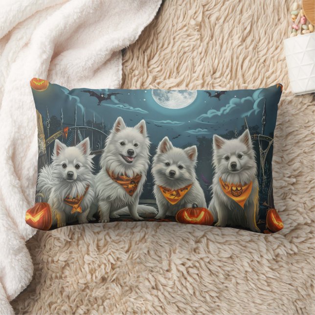 Coussin Rectangle Éffrayant américain Eskimo Halloween (Couverture)