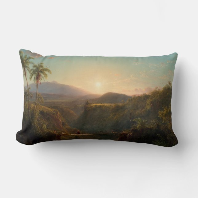 Coussin Rectangle Église Pichincha Frederic Edwin (Recto)