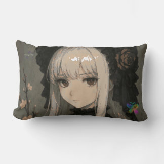 Coussin Rectangle Elegance of the Midnight Blossom Maiden Mouse Pad