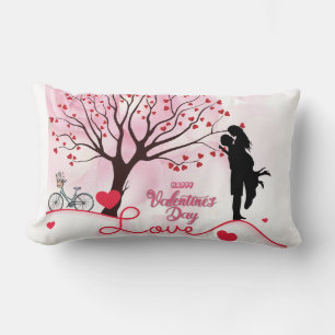 Coussin Rectangle Elegant Couple Lover Valentine's Day