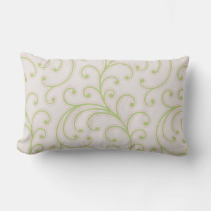 Coussin Rectangle Élégant motif floral rose-rose-rose-poule