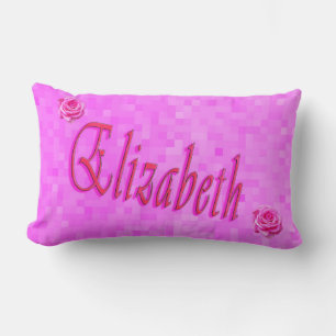 Coussin Rectangle Elizabeth Girls Nom Logo,