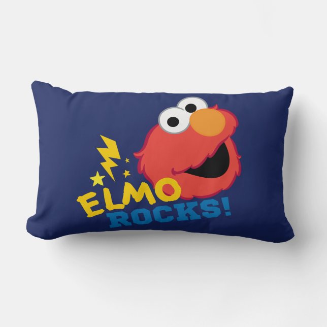Coussin Rectangle Elmo Rocks (Recto)