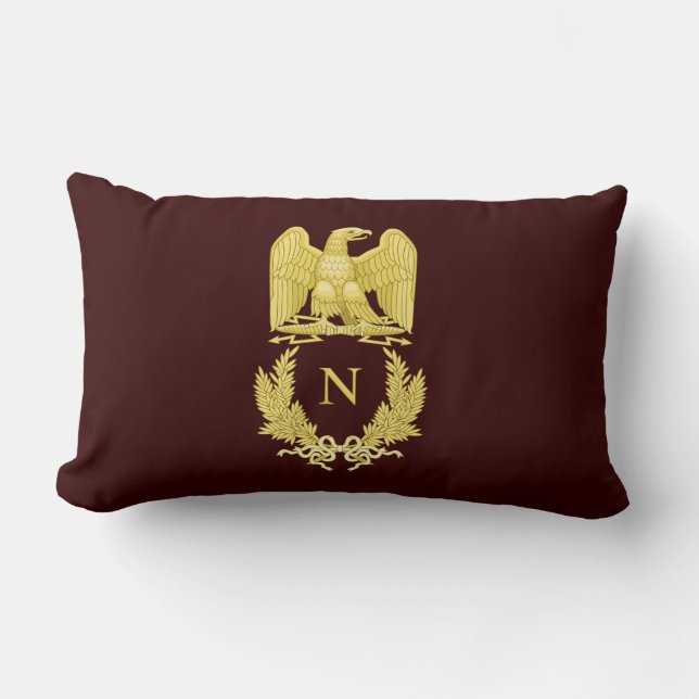 Coussin Rectangle Emblème de Napoleon Bonaparte (Recto)