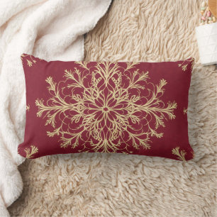 Coussin Rectangle Embrassez l'oreiller à lancer avec dentelle délica