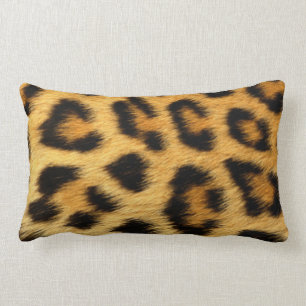 Coussin Rectangle Empreinte de léopard