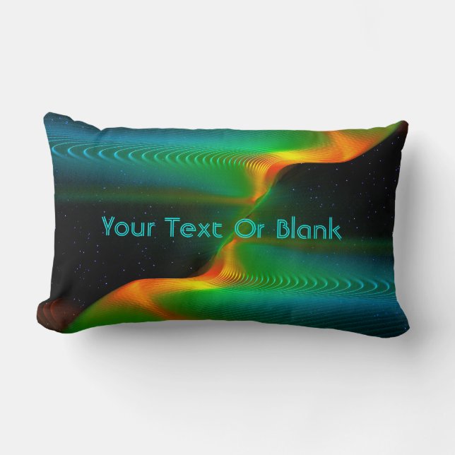 Coussin Rectangle Entangage quantique (Recto)