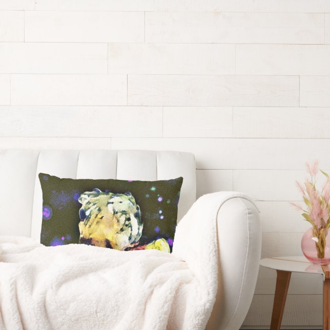 Coussin Rectangle Envisionniste : Un voyage céleste (Canapé)
