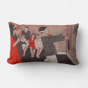 Coussin Rectangle Épingler la queue âne