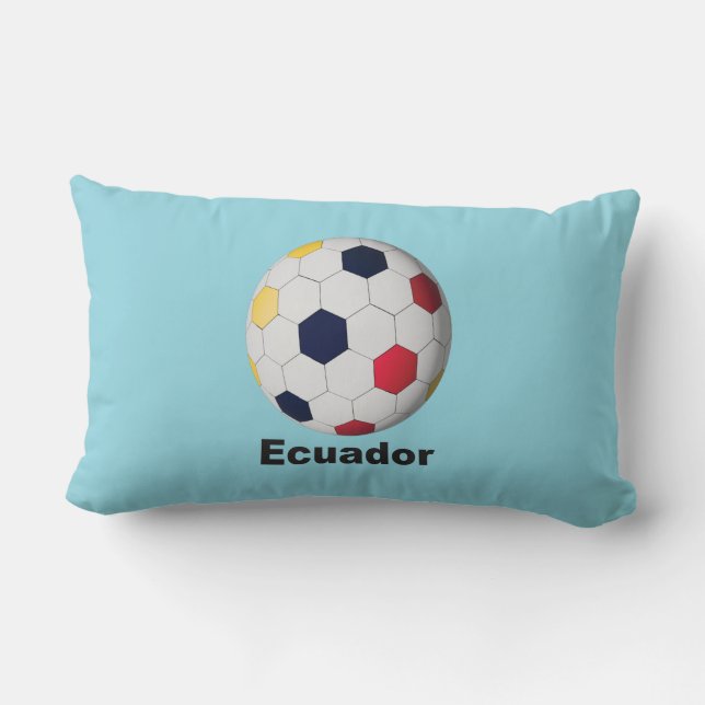 Coussin Rectangle Equateur Football (Verso)