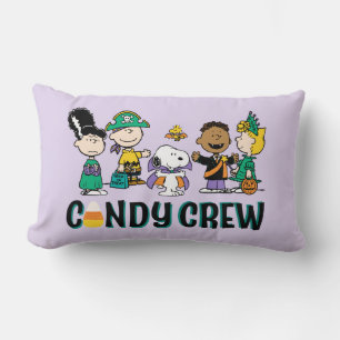 Coussin Rectangle Équipe de bonbons Peanuts Gang Halloween