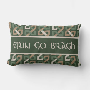 Coussin Rectangle Erin go Bragh Irish Knot Motif