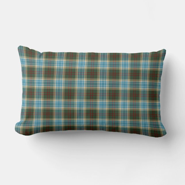 Coussin Rectangle État du Michigan Tartan (Recto)