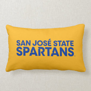 Coussin Rectangle État Spartans Wordmark de San Jose