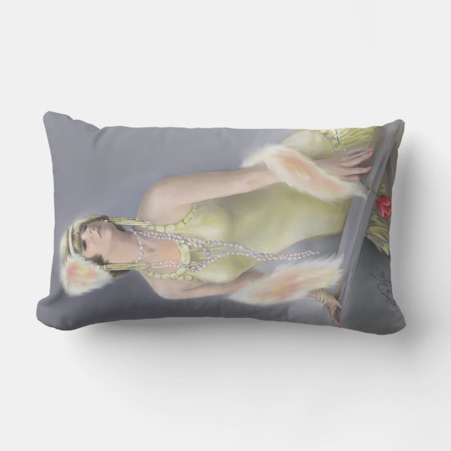 Coussin Rectangle Été Sirène Jeu d'oreiller Lumbar (Recto)