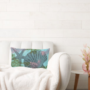 Coussin Rectangle Étoile et feston de mer