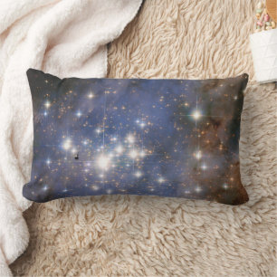 Coussin Rectangle Étoiles de diamant dans la nébuleuse de Carina Hub