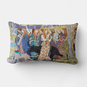 Coussin Rectangle Eugene Grasset - Panneau décoratif Harmony