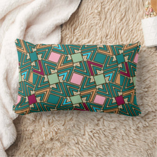 Coussin Rectangle Explosion de graffiti Motif géométrique moderne