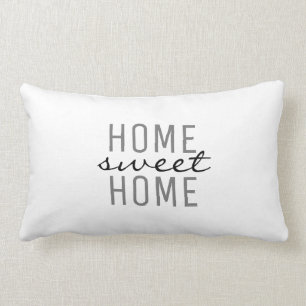 Coussin Rectangle Famille douce à la maison blanche fraîche chic