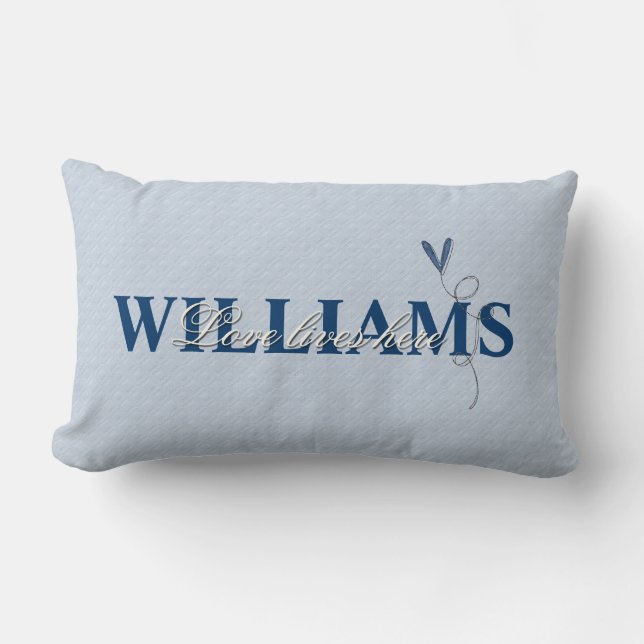 Coussin Rectangle Famille et amour (Recto)