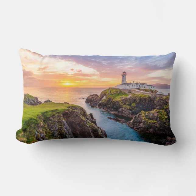 Coussin Rectangle Fanad Head Lighthouse Co. | Donegal Irlande (Recto)