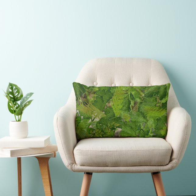 Coussin Rectangle Fantasy Tropical Forest (Chaise)