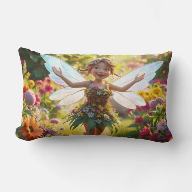 Coussin Rectangle Fée de danse (Recto)